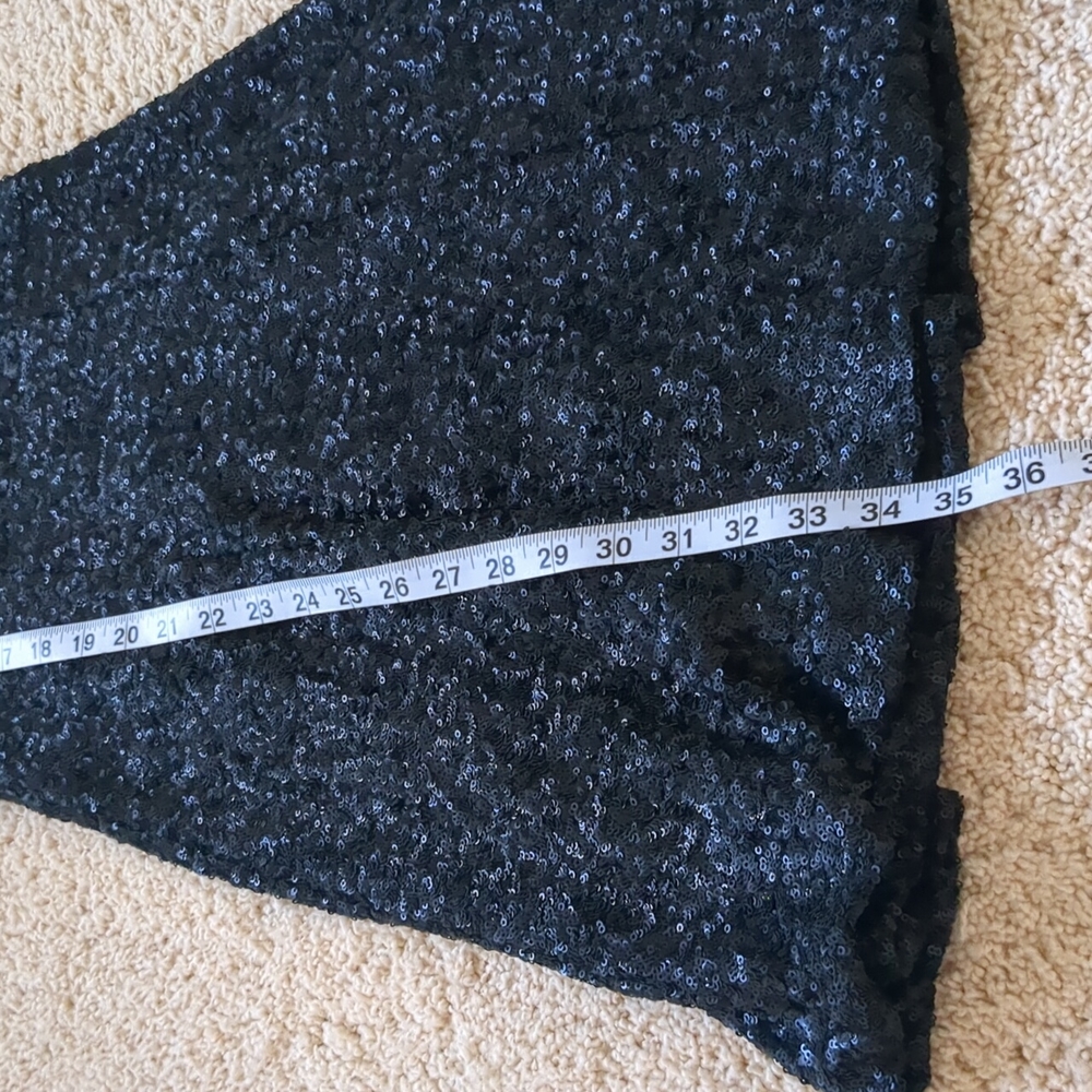 Black sequin Dress the Population, small NWOT - Picture 5 of 6